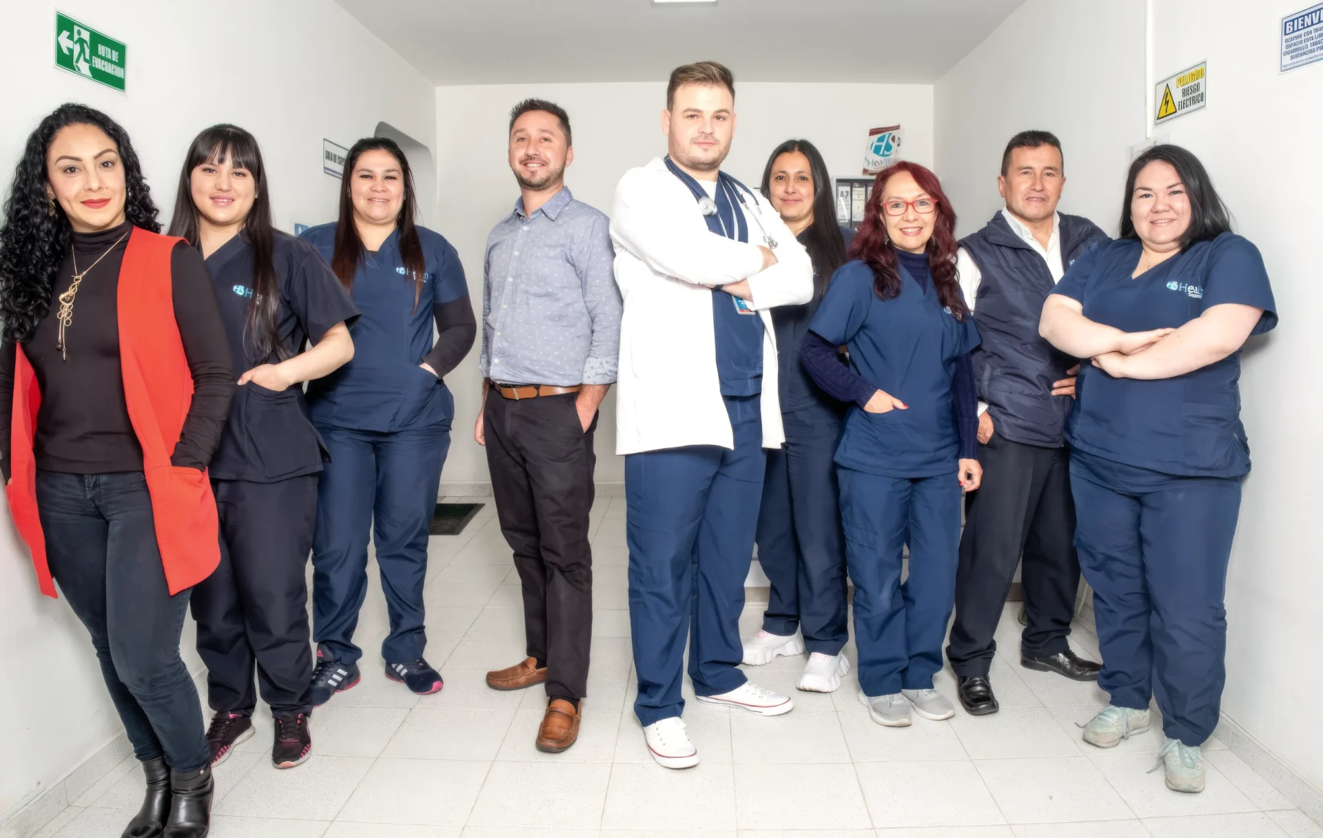 El equipo de Health Support en su sede de Bogotá